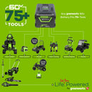 GREENWORKS® 60V Pro 42” Ride-On Lawnmower